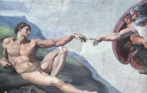 Gott und Adam