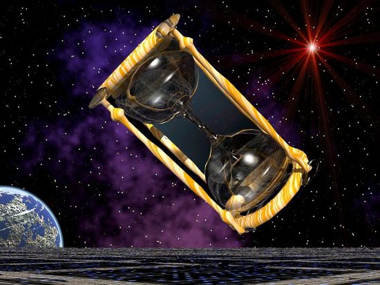 Die Sanduhr, auch Stundenglas genannt!